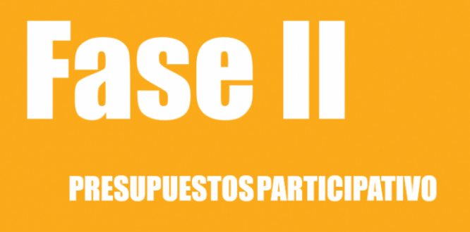 segunda fase de presupuestos participativos