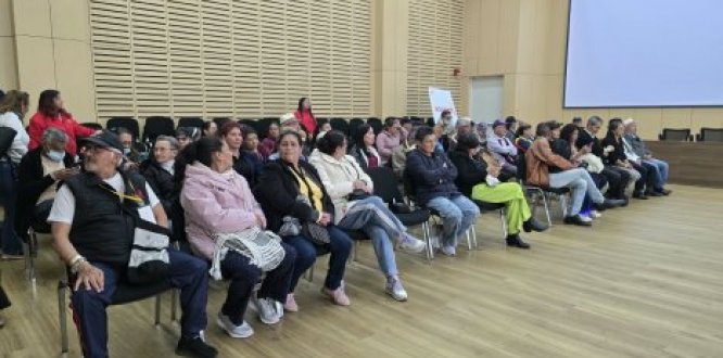 celebración del adulto mayor en Usme