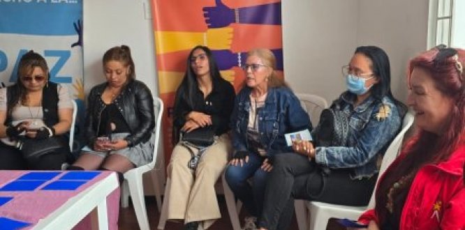 Encuentro de mujeres en la localidad de Usme Encuentro de mujeres en la localidad de Usme