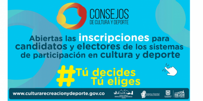 Inscripciones para los Consejos de Cultura y Deporte Inscripciones para los Consejos de Cultura y Deporte