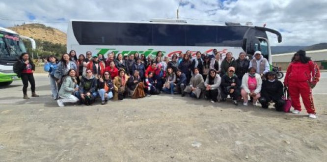 Las mujeres de Usme terminaron su fortalecimeinto en Nobsa Las mujeres de Usme terminaron su fortalecimeinto en Nobsa