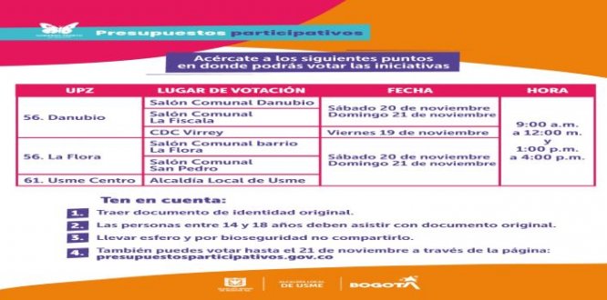 Presupuestos participativos 