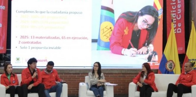 La Alcaldesa Local y su equipo de trabajo en la rendición de cuentas 2025 La Alcaldesa Local y su equipo de trabajo en la rendición de cuentas 2025