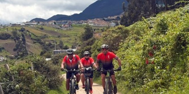 En Usme se combina el paisaje y el deporte en una misma travesía En Usme se combina el paisaje y el deporte en una misma travesía