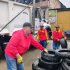 Operación Llantatón en diferentes barrios de la localidad de Usme